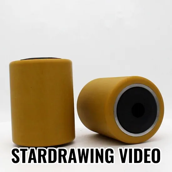 Stardrawing 82X110mm PU Electric Pallet Truck Caster Forklift Wheel