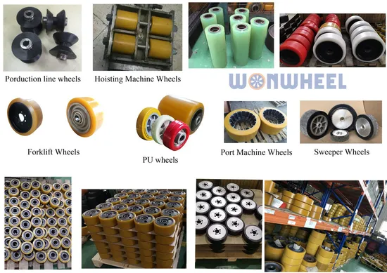 Bt Crown Jungheinrich Polyurethane Vulkollan Pallet Truck Load Wheel 85mm 76mm 