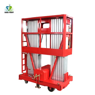 Mini Dual Mast Electric Aerial Platform Tower Lift Spare Parts with CE