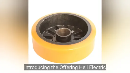 230*75/85 Six Holes PU Wheel for Zhongli Forklift Pallet Truck 